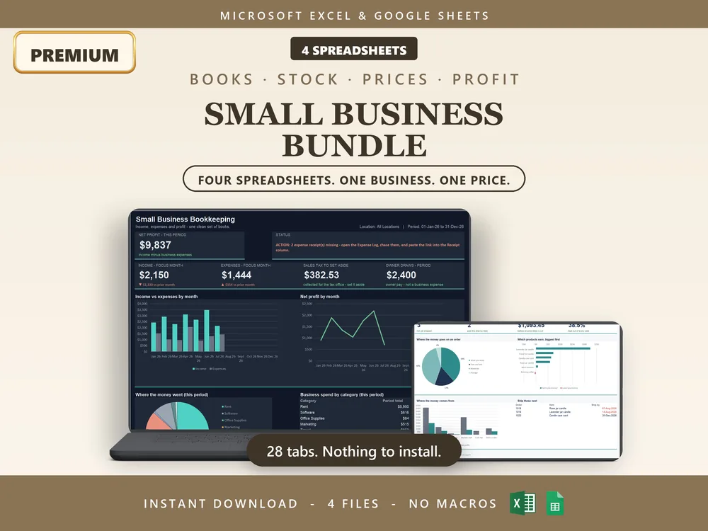 Small Business Bookkeeping Bundle